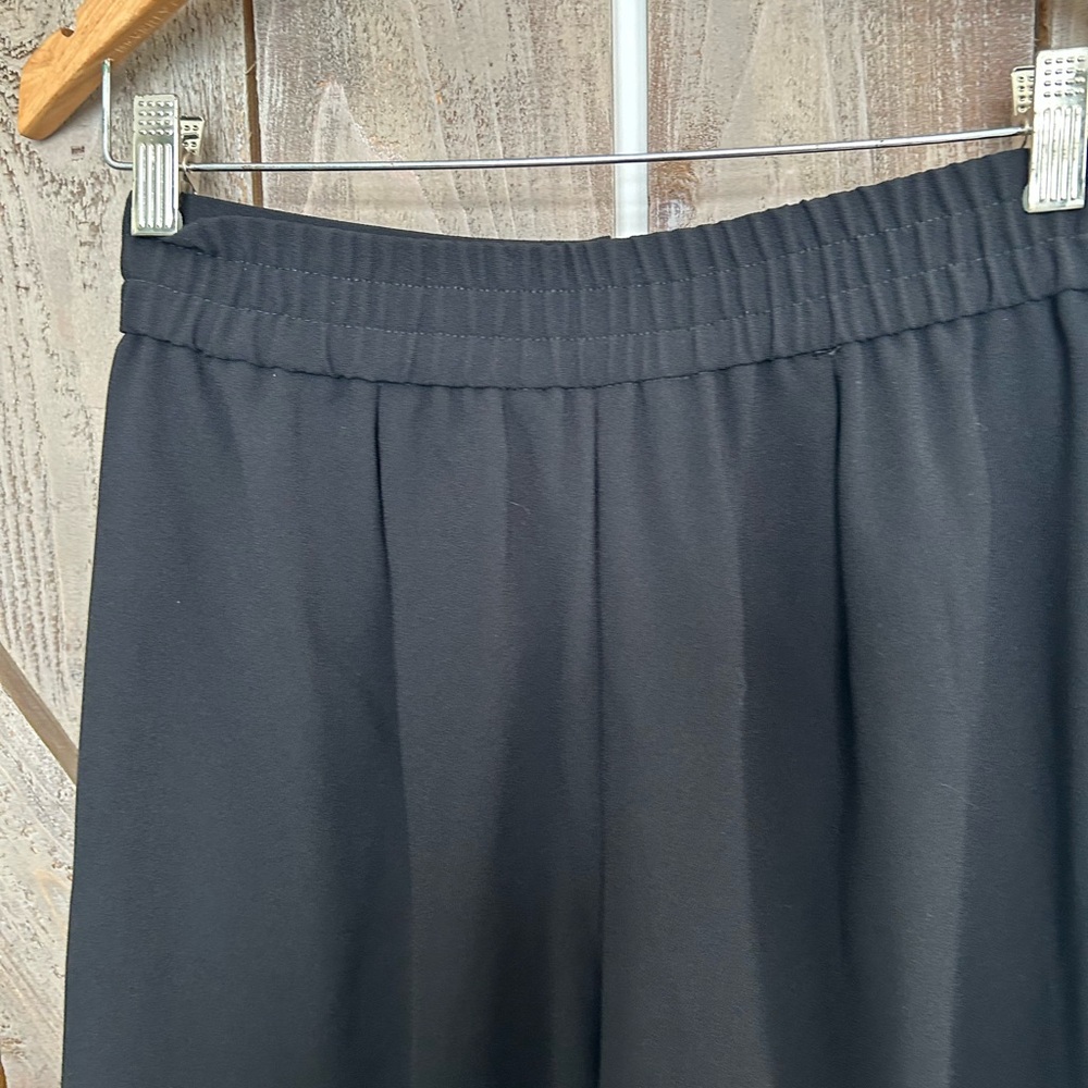 Zara Black Wide-Leg Trousers with Silver Stud Detailing - Picture 4 of 8